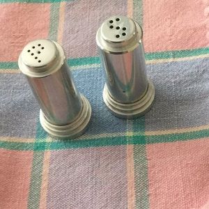Vintage Salt & Pepper Shakers, aluminum